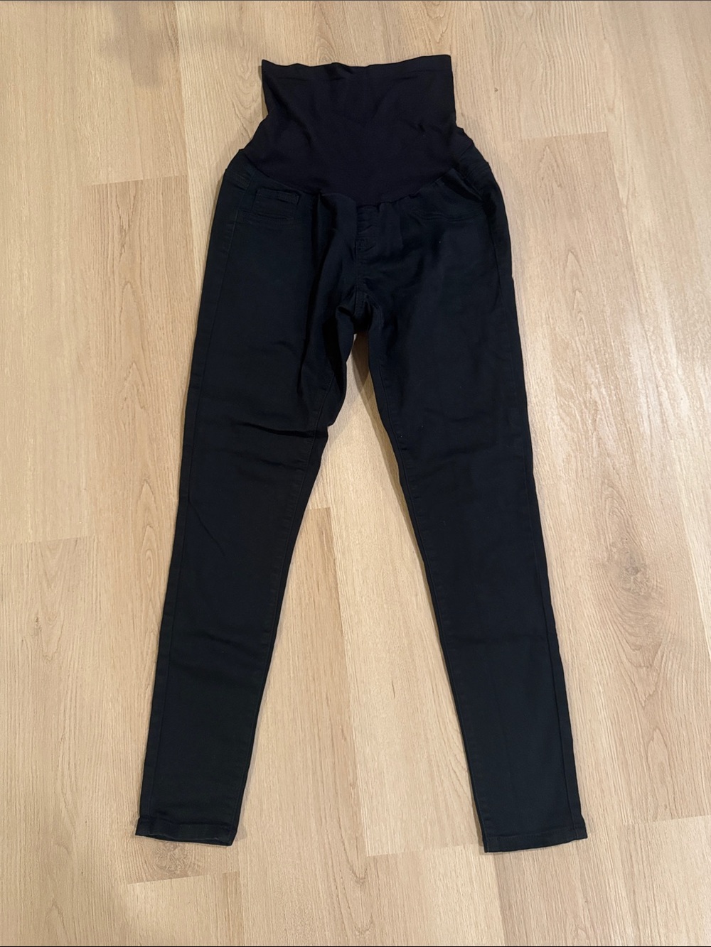 Indigo Blue Black Maternity Jeans Pants Medium